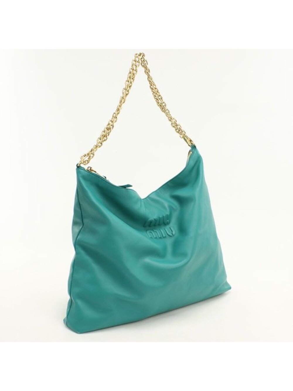 Miu Miu Chain Shoulder Bag Leather